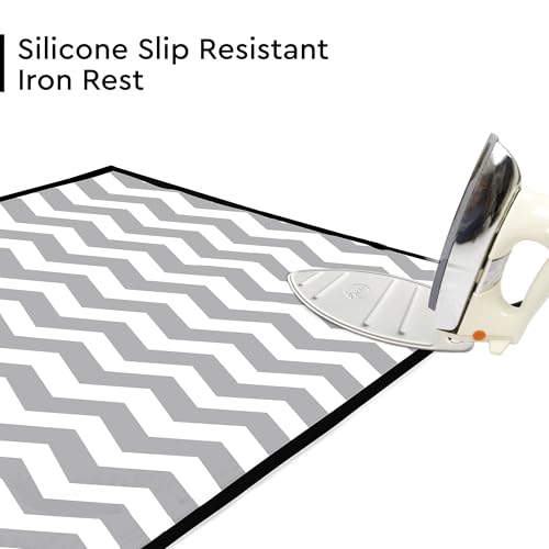 Encasa XO Ironing Mat, Heat Resistant Pad 48"x28" Zig Zag - color: Zig Zag, size: Large