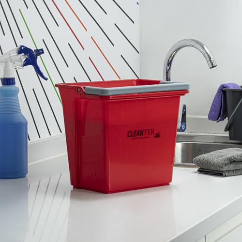 Restaurantware 6 qt Red Cleaning Bucket - color: Red, size: 6 Quarts