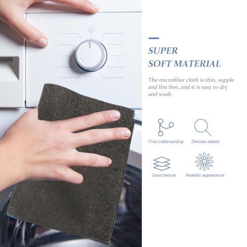 Microfiber Glass Cleaning Cloths for Glasses Mirrors & Windows Lint Free Cleaning Cloths for Home Soft Wiping Towels 3 Pack 11.81 X 11.81 in