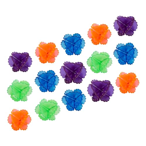 Laundry Balls for Washing Machine 15 Pcs - Plastic Agitator Balls for Washing Machine - Tangle Free Washer Balls for Cleaning Better - Colorful Reusable Laundry Scrubbing Balls