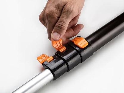5-24 ft Long Telescopic Extension Pole, Multi-Purpose Extendable Pole - size: 24 feet