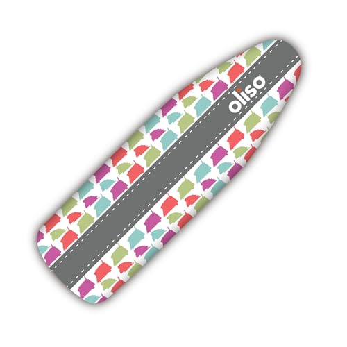 oliso Ironing Board Cover and Pad - 100% Cotton - Standard 15 x 54 - color: Silhouette