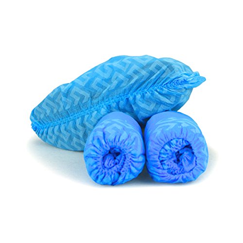 G & F Products Disposable Boot & Shoe Covers, Non-Slip, Blue, XL, 500-Pack - size: X-Large 500 Pack