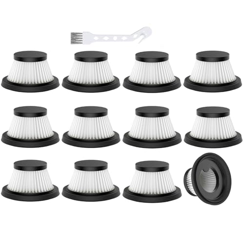 Vacuum Filter Replacement for Compact Cordless Vacuum Cleaner as Seen on TV - size: Duck Vacuum Filter-12 Pack