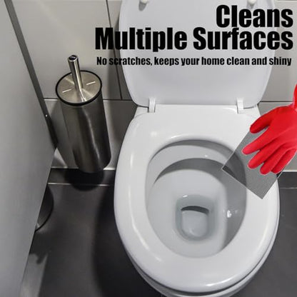 2026 New Upgrade Toilet Cleaning Screens Toilet Cleaner Hard Water 5.5 x 4 Inch Flexible Scrubbing Pads Remove Calcium Deposits Carbon Rust for Toilet Kitchen - style: 20