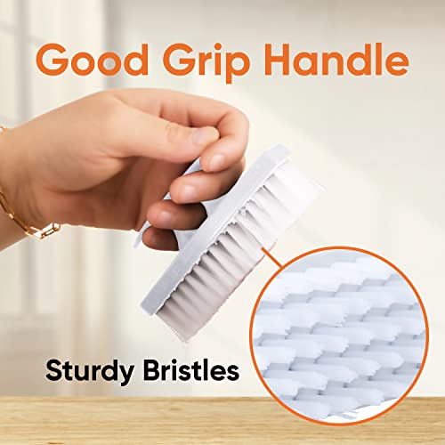 Nail Brush for Cleaning Fingernails, Nail Scrubber Brush, Toe Foot Hands Fingernail Brush Cleaner- Small Scrub Brush- All-Purpose Stiff Cleaning Brush (12 Pack, White) - color: White, size: 12 Pack