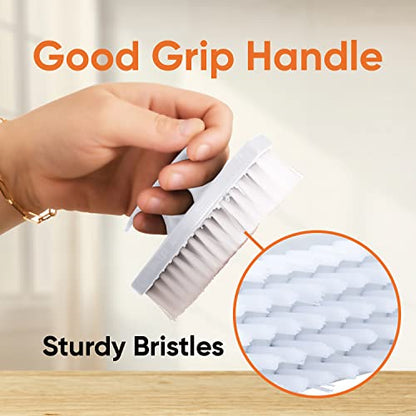Nail Brush for Cleaning Fingernails, Nail Scrubber Brush, Toe Foot Hands Fingernail Brush Cleaner- Small Scrub Brush- All-Purpose Stiff Cleaning Brush (12 Pack, White) - color: White, size: 12 Pack
