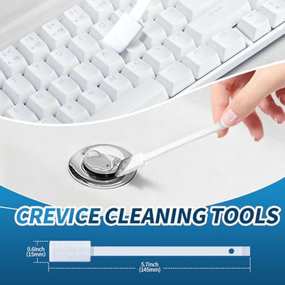 42 Pcs Disposable Crevice Cleaning Brush Set for Small Spaces