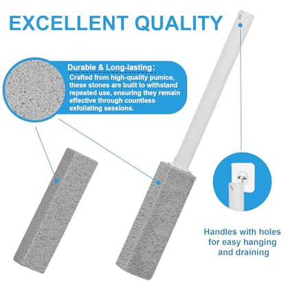 4 Packs Pumice Stone Toilet Bowl Cleaner, Pumice Stone for Cleaning, Powerfully Cleans Hard Water Rings, for Cleaning Toilets, Bathtubs, Grills, Swimming Pools, Sinks - size: 4 Pack