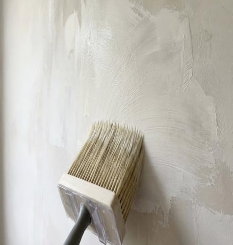 Meoded Lime Wash Brush – Professional Crosshatch Brush for Limewash & Mineral Paints, Natural Bristle Blend - size: 65x160