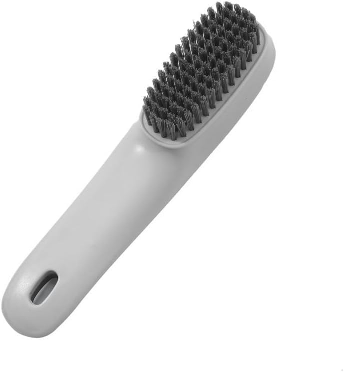 1 Pack Shoes Cleaning Brush, Handheld Scrubbing Brush–Multifunctional Cleaning Tools for Shoes, Laundry, Tile, Bathtub-Grey - color: Gray