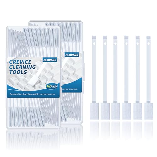 42 Pcs Disposable Crevice Cleaning Brush Set for Small Spaces