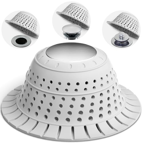 Bathtub Drain Strainer Silicone Bathroom Stopper Fixture Accessories