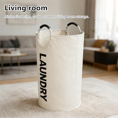A Large 90 Liter Laundry,Beige - color: beige