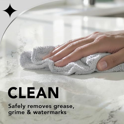 Weiman Quartz Countertop Cleaner and Polish (4 Pack w/Micro Towel) Clean and Shine Your Quartz Countertops Islands and Stone Surfaces with Ultra Violet Protection - size: 16 Fl Oz (Pack of 4)