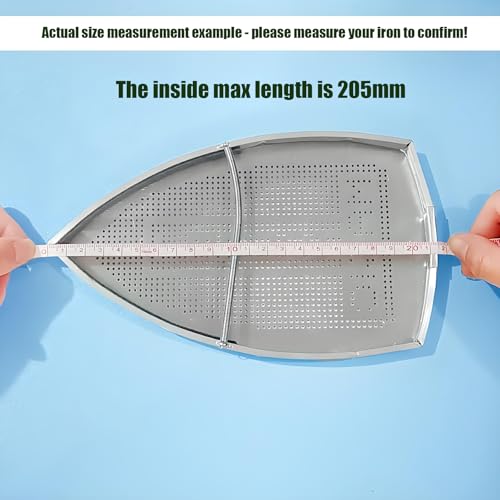 FQTANJU Iron Protector Cover for SilverStar Brand ES-85-AF - Aluminum Steam Iron Shoe Cover with Vented Design (2 Pack) - Prevents Burns & Protects Fabrics
