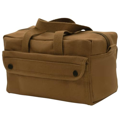 Rothco GI Style Mechanics Tool Bag, Heavy-Duty Canvas Tool Storage - color: Work Brown