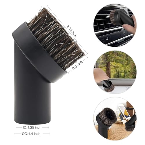 GIB 10Pcs Vacuum Attachments for Shop Vac with Flexible Crevice Tool & Wand - color: Cleaning Set 10