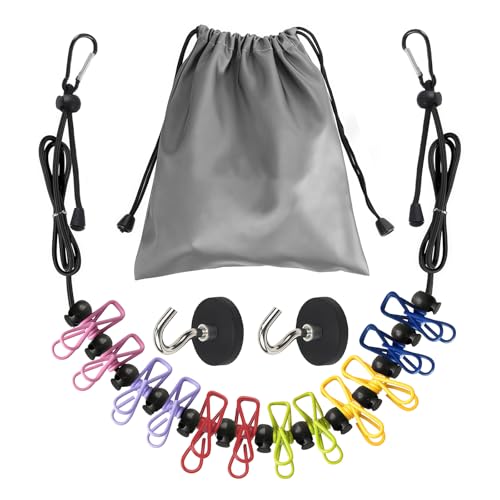 Retractable Clothes Line for Cruise, Magnetic Clothesline for Travel