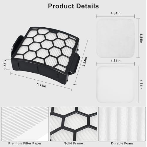 LA502 Replacement filter for Shark LA502, LA300, LA322, LA301, LA500, LA702