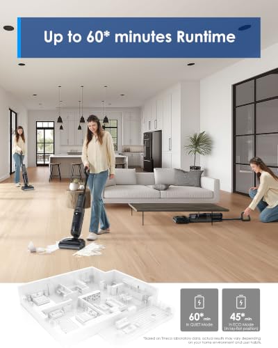 Tineco Floor ONE i6 Stretch Wet Dry Vacuum Cleaner, Vacuum & Mop All in One, 20kpa Powerful Suction, Up to 40 Minutes Runtime, 180° Lay-Flat, Anti-Tangle Design, Full-Path Self-Cleaning&185℉ Flashdry - style: Floor One i6 Stretch