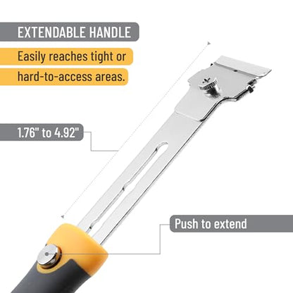 Bates- Razor Blade Scraper Set, 2 Pack, Standard & Adjustable Handle