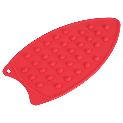 Silicone Rest Pad, Protective Surface for Mini Iron Pad Protection Ironing Rest (red) - color: Red