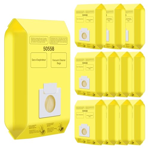 Vacuum Cleaner Bags Fit for Kenmore CanisterType C/Q 50555 50558,12 Pack - size: 12 PACK
