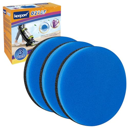 KEEPOW Replacement Filter Compatible with Bissell Cleanview Pet Vacuum - size: 3 Pack (No Fragrance)