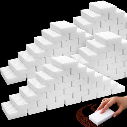 Sosation 400 Pack Magic Sponge Erasers, 2X Density Melamine Sponge Bulk - style: 2X Density