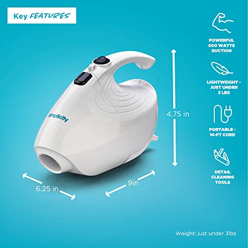 Simplicity Vacuums Flash Mini Handheld Vacuum, F1
