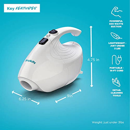 Simplicity Vacuums Flash Mini Handheld Vacuum, F1