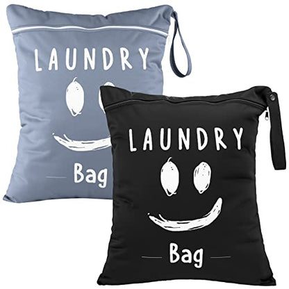 Shappy 2 Pack Wet Dry Bag Travel Laundry Waterproof,Rainbow Style - style: Cute Style