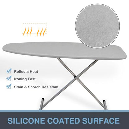 VividPaw Ironing Board Cover and Pad 18x49, Extra Wide, Thick Padding - color: Gray, size: 18" x 49"