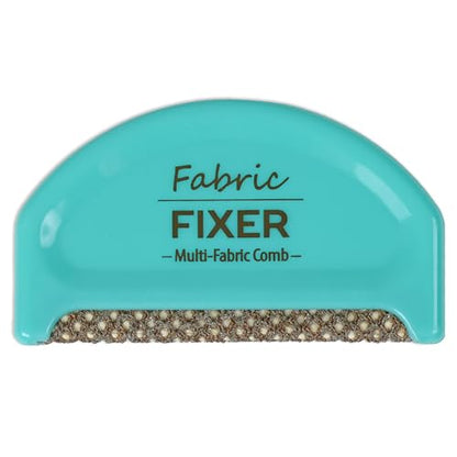 Multi-Fabric Sweater Comb for Pills and Fuzz - Manual Fabric Defuzzer Wool Lint Shaver Comb Scraper for Clothing, Sheets and Furniture by Wardrobe Hackers - color: Turquoise (Pack of 1)