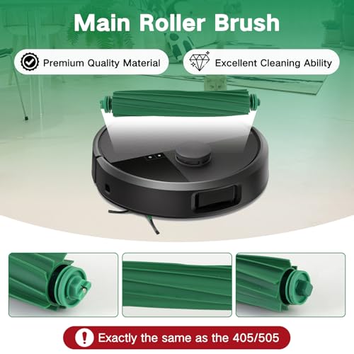 Replacement Parts for Roomba 505X, Plus 405/505/507 Combo Robot Vacuum - color: Plus 405/505 Replacement Parts - Green