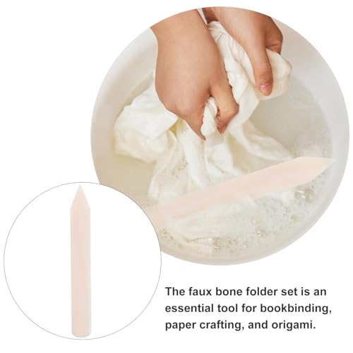 Fabric Clothing Scraper Cow Bone Material Thickened Clothes Stain Removal Tool Heavy Duty Pre-Treatment Cleaning Supplies for Laundry and Dry Cleaning Use