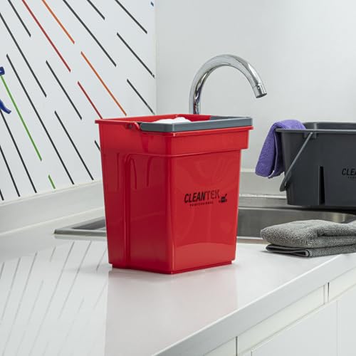 Restaurantware 4 qt Red Cleaning Bucket - color: Red, size: 4 Quarts