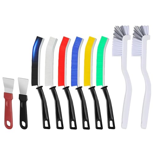 TuTuYa 10PCS Crevice Cleaning Brush Set, Multifunctional Gap Cleaning Brush - color: Type-i 10pcs Brush Set