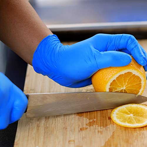 PEIPU Nitrile Disposable Gloves，Powder Free, Cleaning Service Gloves, Latex Free - size: Medium (Pack of 300), style: 100 Pcs