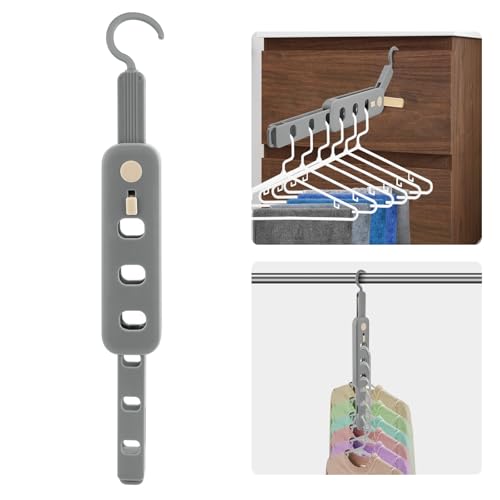 Coopache Folding Clothes Drying Rack Portable for Travel 1PC
