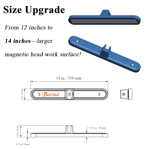 14-inch 60Lbs Heavy Duty Telescoping Magnetic Sweeper Pickup Tool - size: 14-inch / 60Lbs Pull