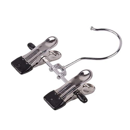 Double Adjustable Clips Boots Hangers,Space Saving Boots Socks Bags Hanging Clips Boot Holder Boot Organizer,Set of 12 (12)