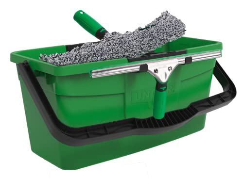Unger Window Cleaning Kit 3-in-1: 14-in. Squeegee, Washer, Bucket