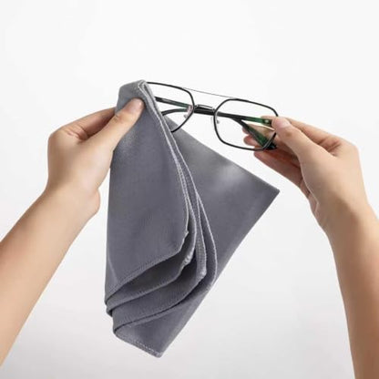 Microfiber Glass Cleaning Cloth 8 Pack, 16 Inch x 12 Inch, Lint Free Quickly Clean Window, Glasses, Windshields, Mirrors, and Stainless Steel, Grey - color: Grey1