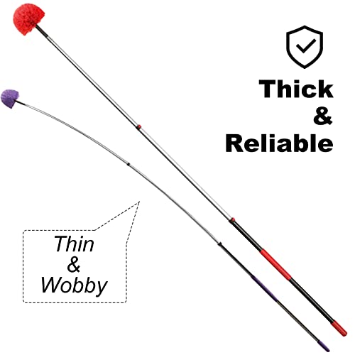 30 Foot High Reach Dusting Kit with 6-24 Foot Extension Pole // High Ceiling and Cobweb Duster with Telescopic Pole // Microfiber and Outdoor & Indoor Extendable Duster Cleaning Kit - size: 24 feet