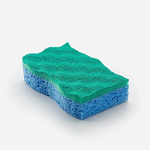 O-Cedar Scrunge Non-Scratch Scrub Sponge Multi-Use,All-Purpose,Odor-Resistant,Scrubbing Sponge Safely Cleans All Hard Surfaces in Kitchen and Bathroom,6 Count (Pack of 2) - size: 6 Count (Pack of 2)