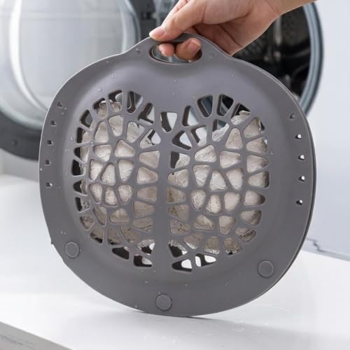 Hollowed-out Design TPR Laundry Bag for Drum Washing Machines (Gray) - color: Gray