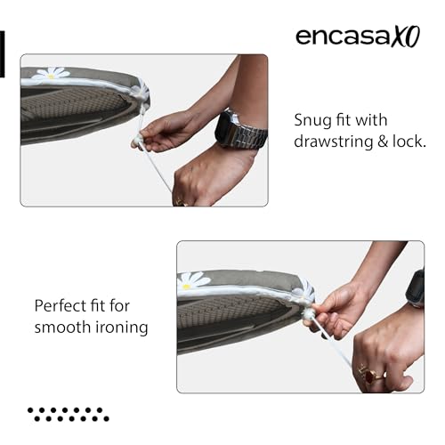 Encasa XO Ironing Board Cover and Pad 54"x18" X-Large, Thick Felt - color: Black Arrow, size: X-Large (54"x18")