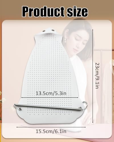 2025 Universal Iron Covers Anti scalding, Pressing Cloth for Ironing,Suitable for steam Ironing pad Accessories Made of fine Fabrics Such as Silk and Wool. 2-Pack (0.5mm)